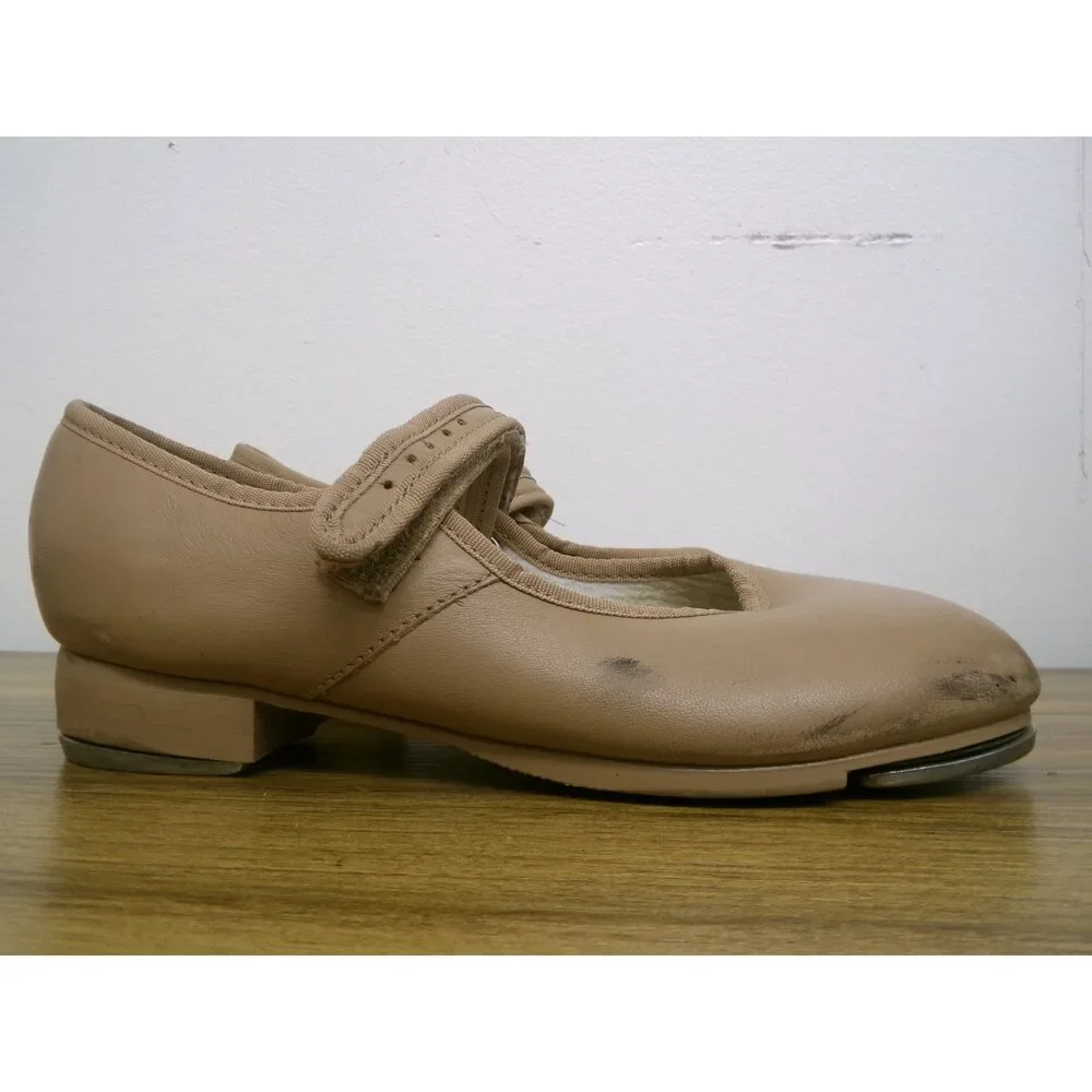Pre-Owned Dance Tap Shoes Capezio Kids 1.5M Mary Jane Leather Buckle